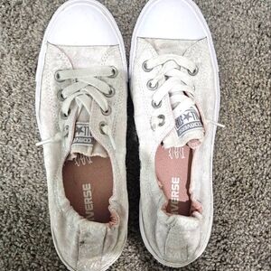 Wedding lace Converse sneakers